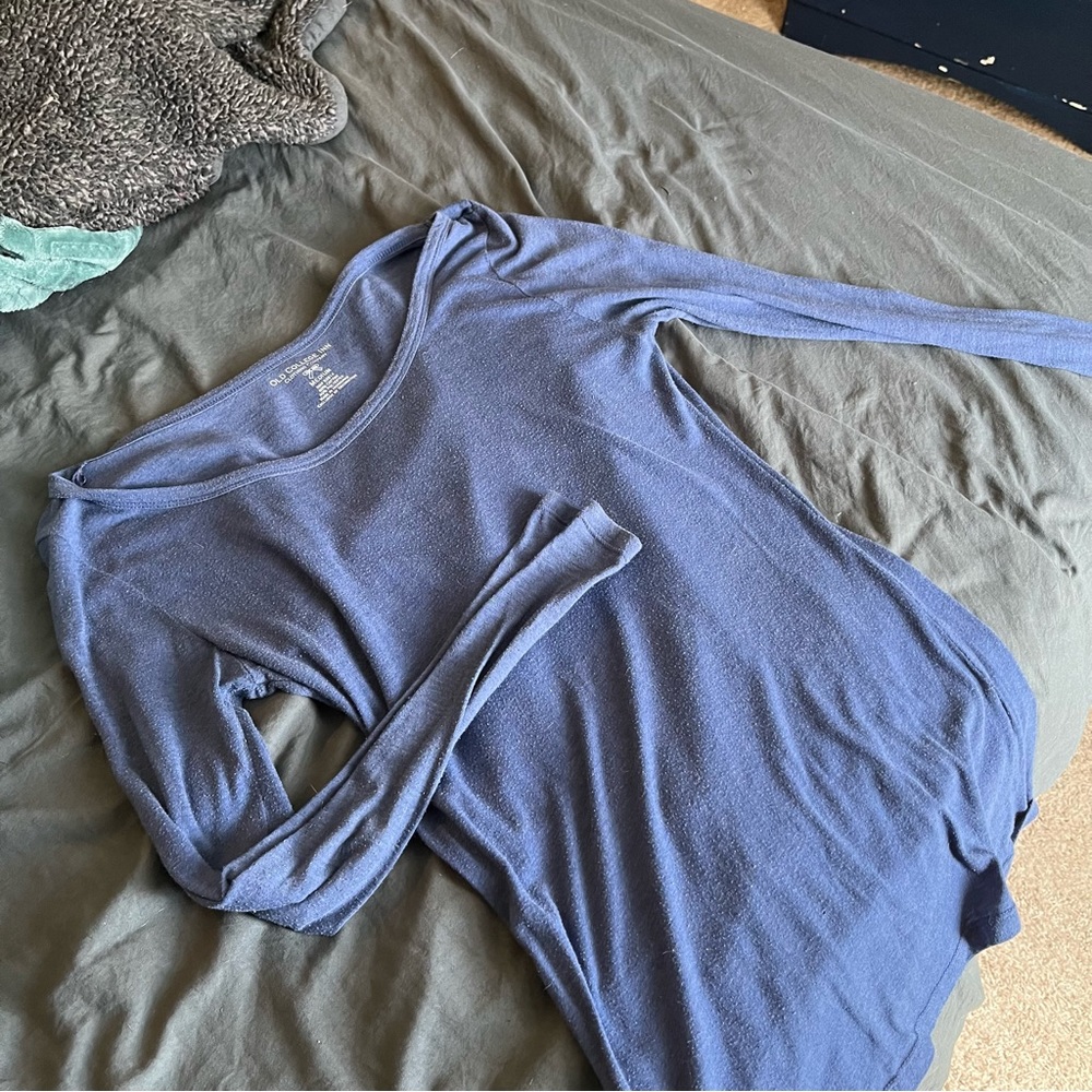Blue Long Sleeve Shirt